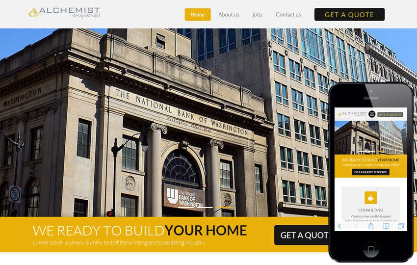 Alchemist a Real Estate Category Flat Bootstrap Responsive Web Template Mobile website template Free
