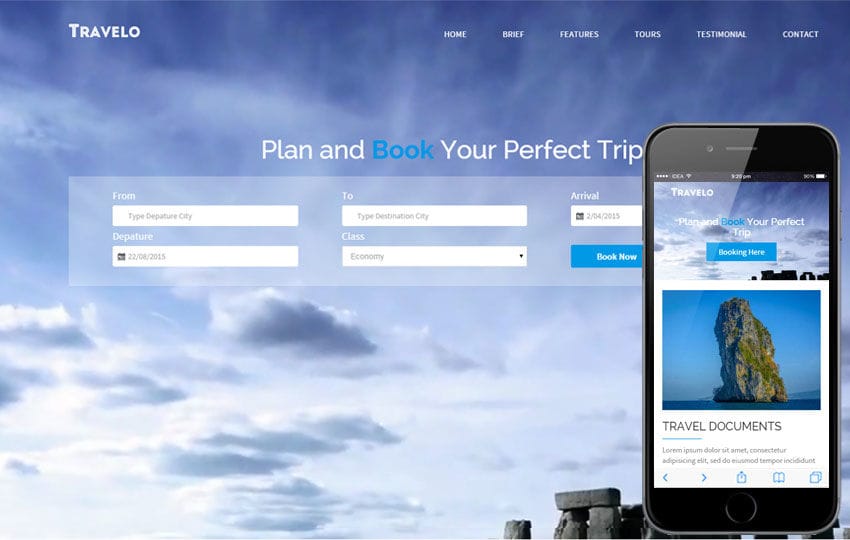Travelo a Travel Guide Flat Bootstrap Responsive web template Mobile website template Free