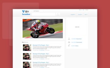 vloder website template