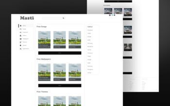 masti website template