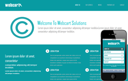 Webcart web and mobile website template for free