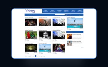 videostube website template