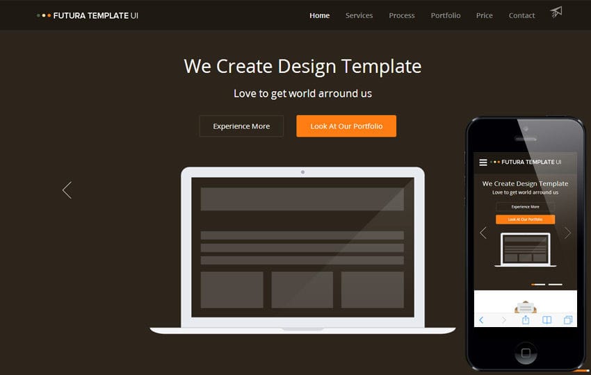 Futura a Multipurpose Flat Responsive web template