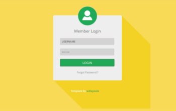 Entrar Shadow Flat Form Template