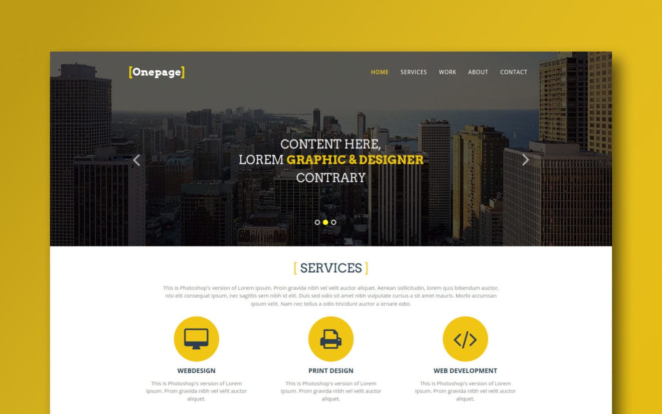 One Page a Personal Portfolios Flat Bootstrap Responsive Web Template