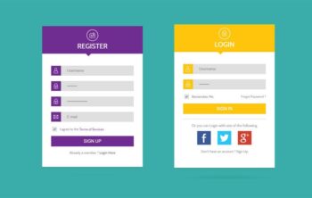 Flat UI Web Forms Widget Template
