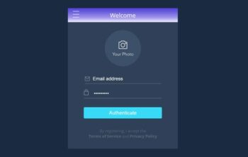 App Login Form Flat Responsive Widget Template by W3layouts