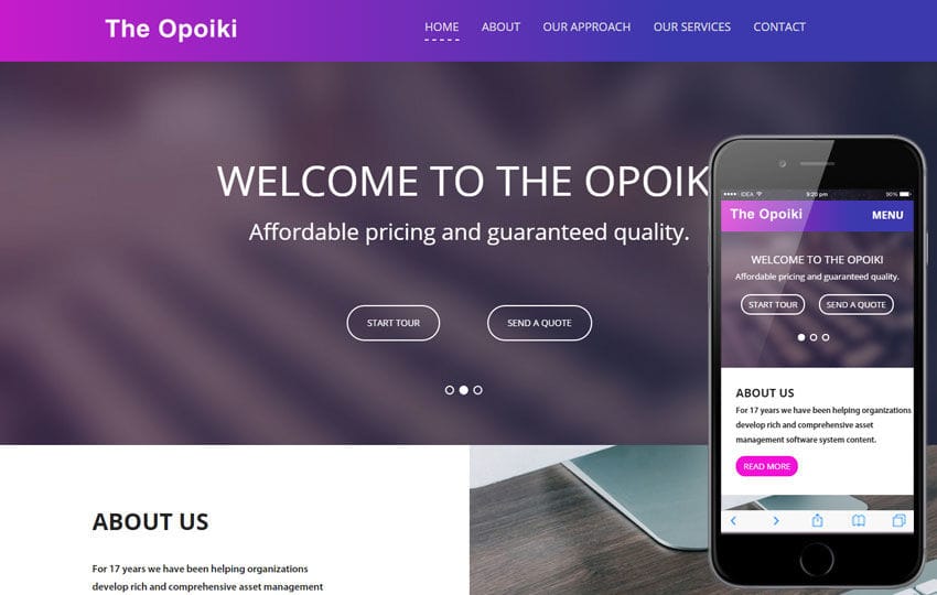 The Opoiki a Corporate Business Flat Bootstrap Responsive Web Template