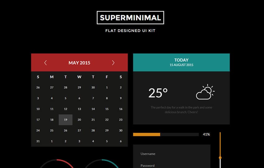 Super Minimal V2 UI Kit a Flat Bootstrap Responsive Web Template
