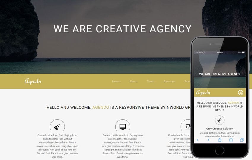 Agendo a Corporate Business Flat Bootstrap Responsive Web Template