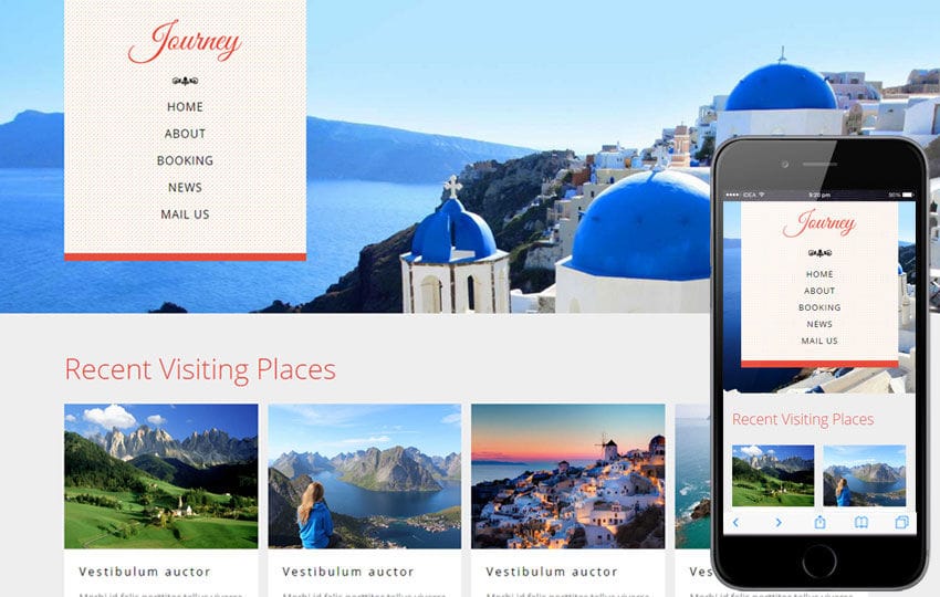 Journey a Travel Guide Flat Bootstrap Responsive web template