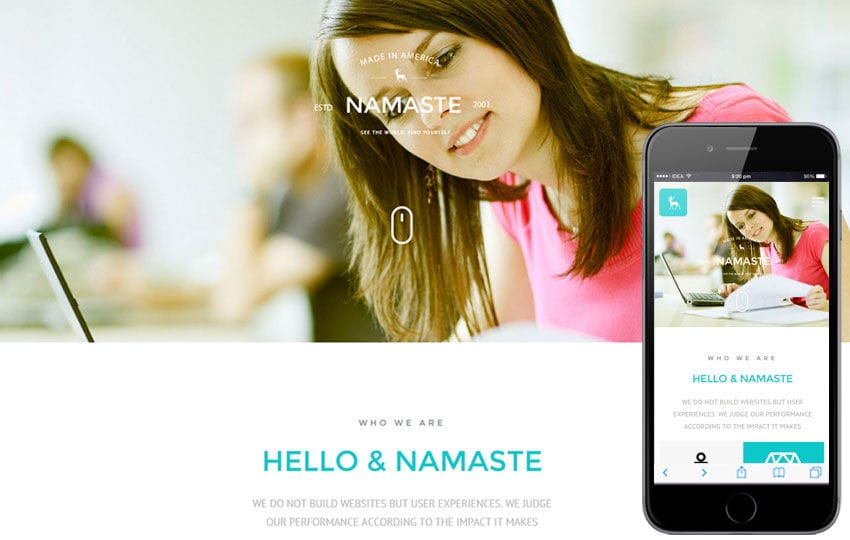Namaste a Corporate Business Flat Bootstrap Responsive Web Template