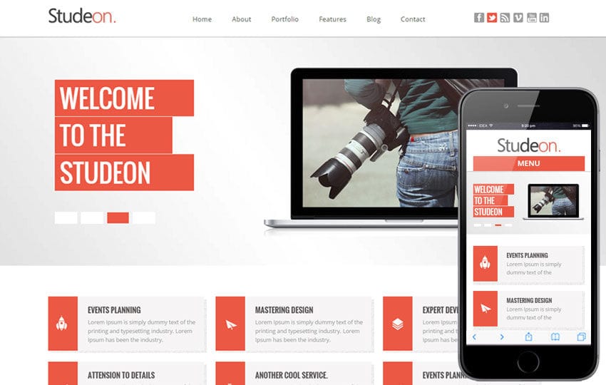 Studeon a Corporate Business Flat Bootstrap Responsive Web Template