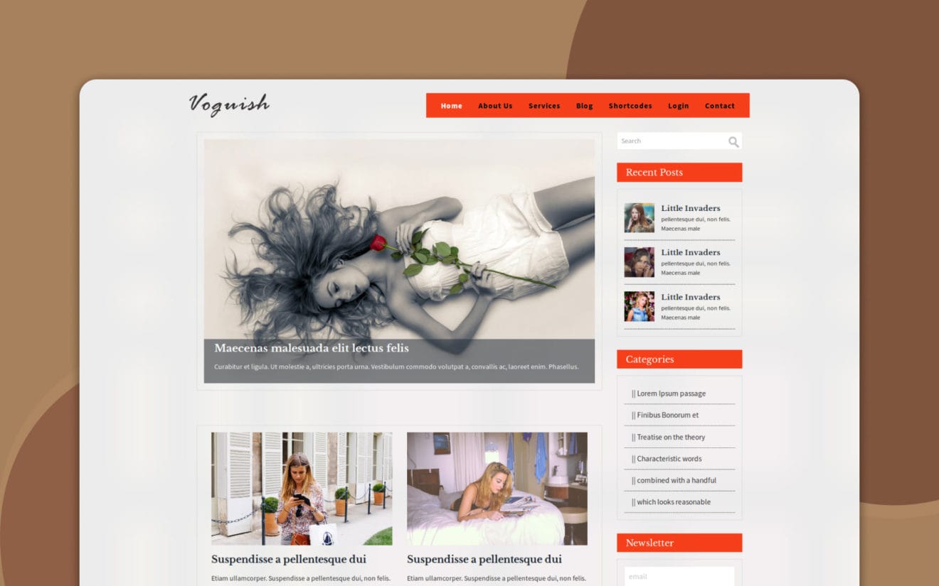 Voguish a Blogging Category Flat Bootstrap Responsive Web Template