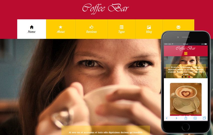Coffee Bar a Hotel Category Flat Bootstrap Responsive Web Template