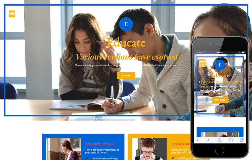 Educate a Educational Category Flat Bootstrap Responsive web template