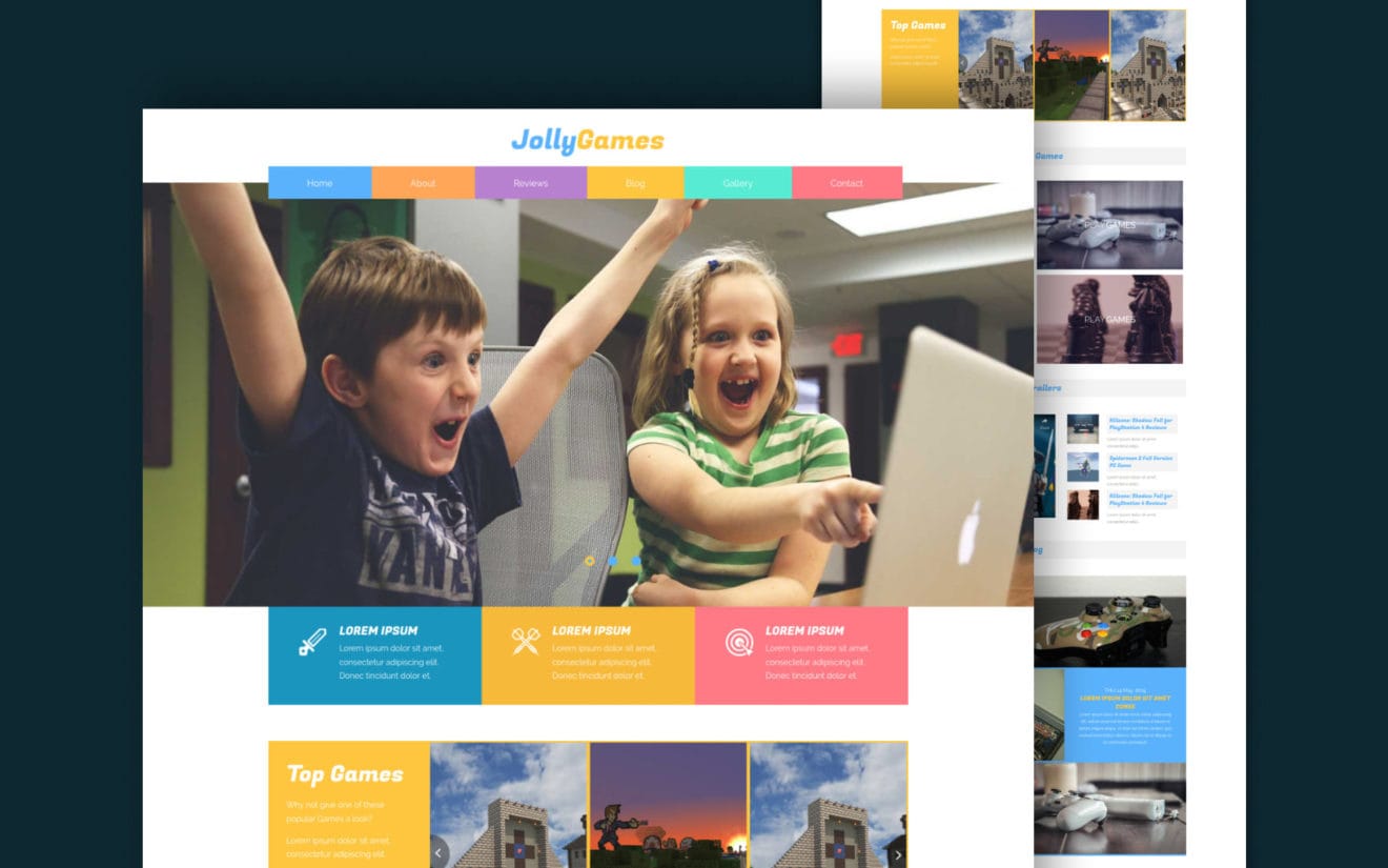 Jolly Games a Games Category Flat Bootstrap Responsive Web Template