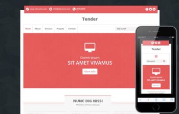 Tender a Multipurpose Flat Bootstrap Responsive Web Template by w3layouts