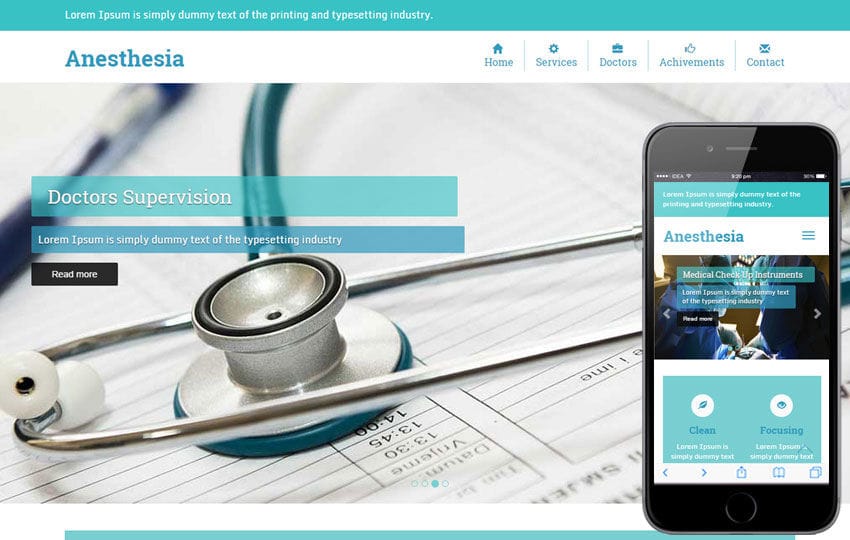 Anesthesia a Medical Category Flat Bootstrap Responsive Web Template