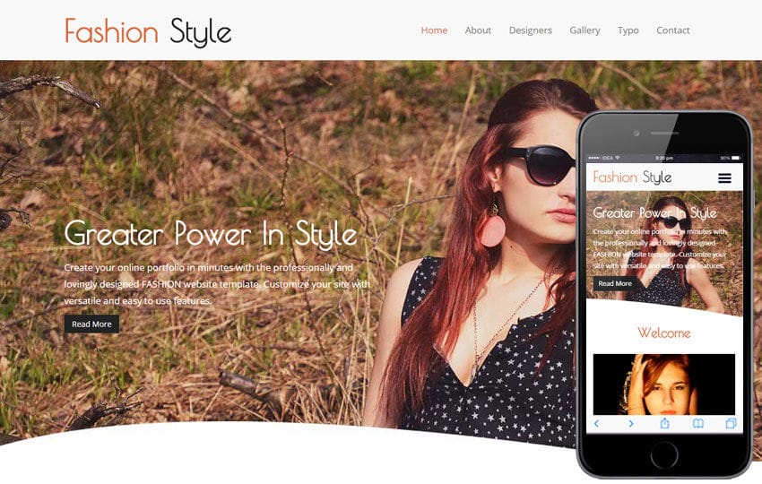 Fashion Style a Fashion Category Flat Bootstrap Responsive Web Template