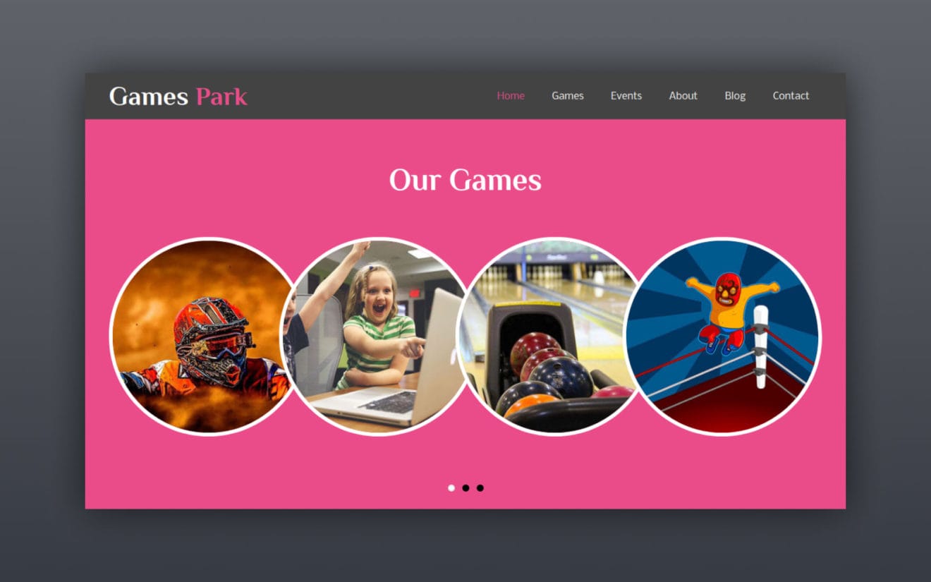 Games Park a Games Category Flat Bootstrap Responsive Web Template