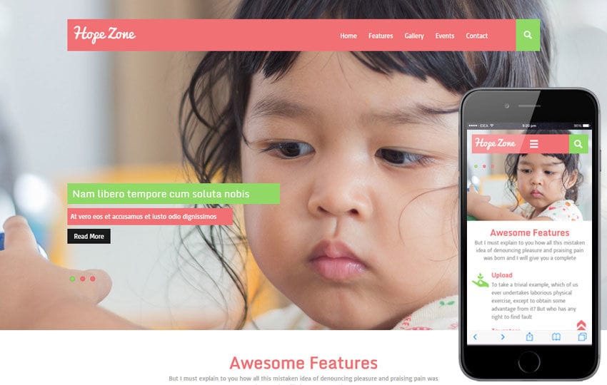 Hope Zone a Charity Category Flat Bootstrap Responsive Web Template