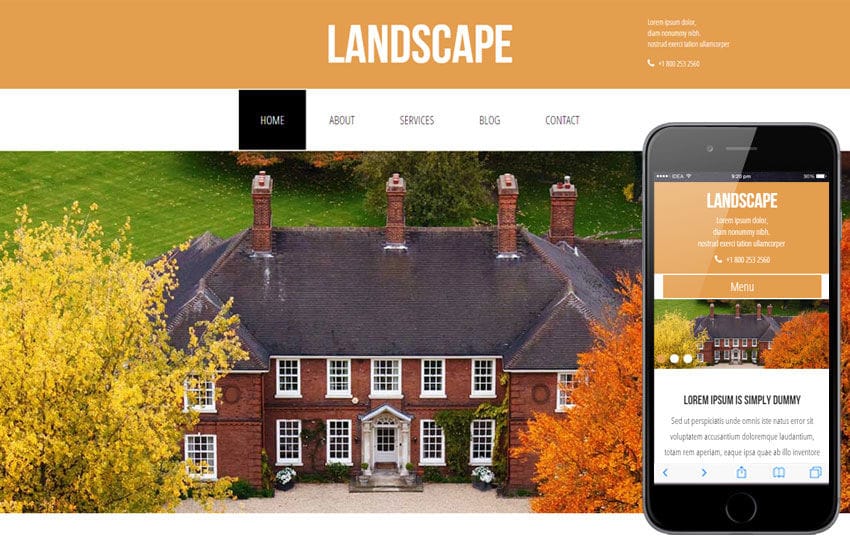 Landscape a Real Estate Category Flat Bootstrap Responsive Web Template