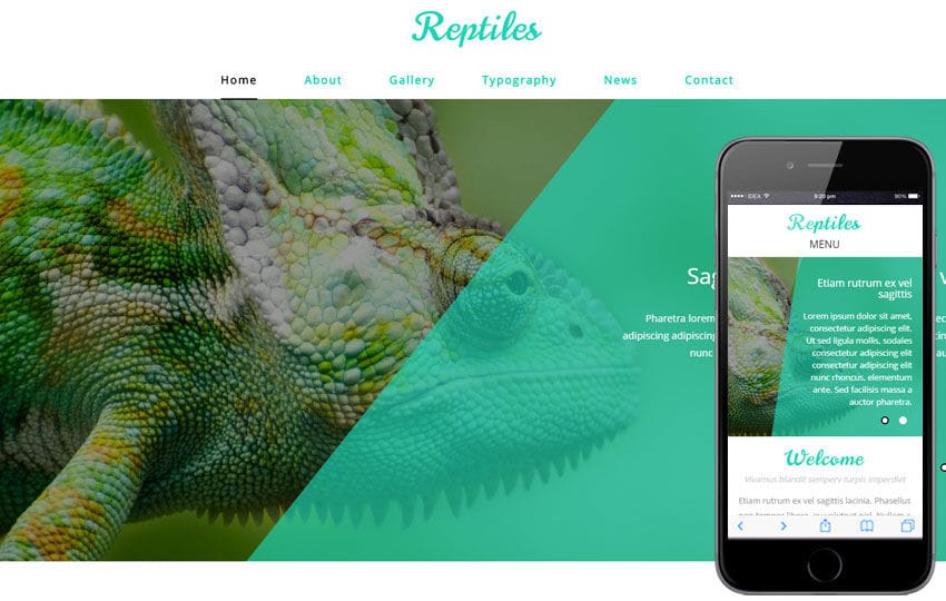 Reptiles a Animal Category Flat Bootstrap Responsive Web Template