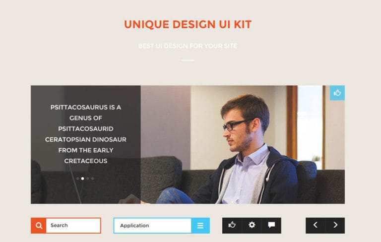 Unique Design UI Kit a Flat Bootstrap Responsive Web Template by w3layouts