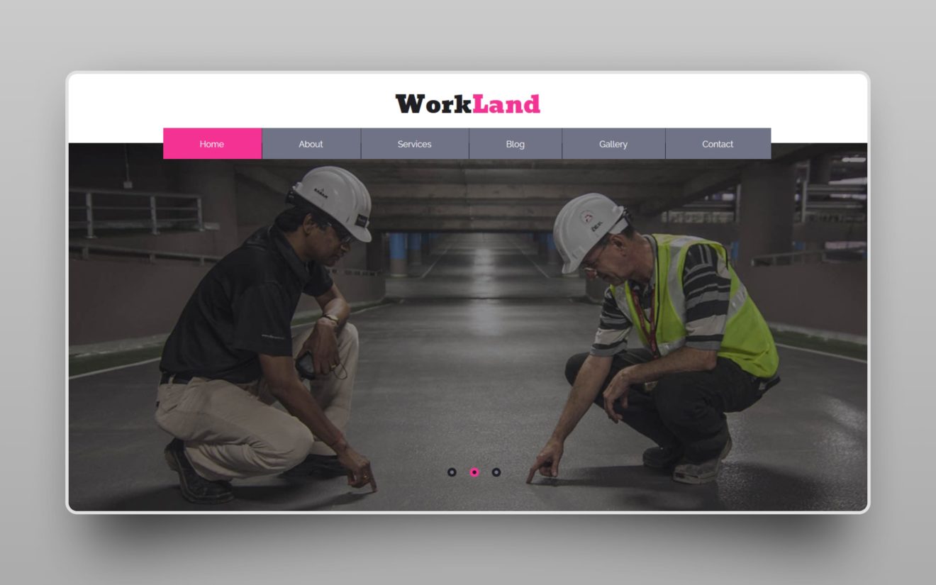 Work Land a Industrial Category Flat Bootstrap Responsive Web Template