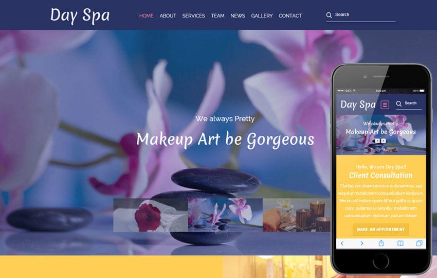 Day Spa a Beauty and Spa Category Flat Bootstrap Responsive Web Template
