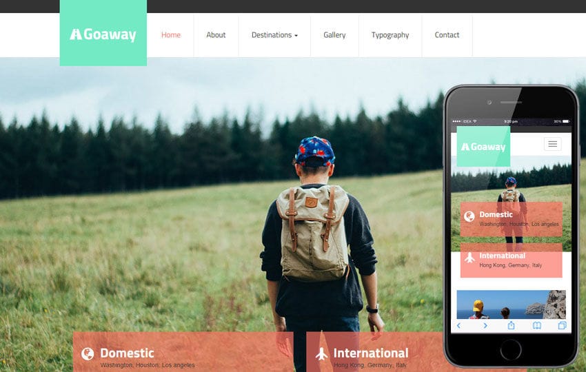 Go Away a Travel Agency Flat Bootstrap Responsive web template