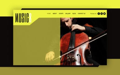 music-website-templates