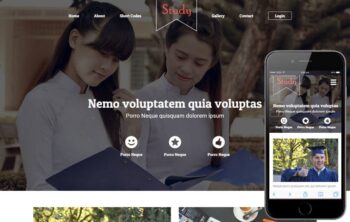 Study a Educational Category Flat Bootstrap Responsive web template