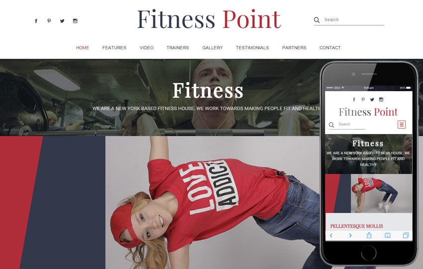 Fitness Point a Sports Category Flat Bootstrap Responsive Web Template