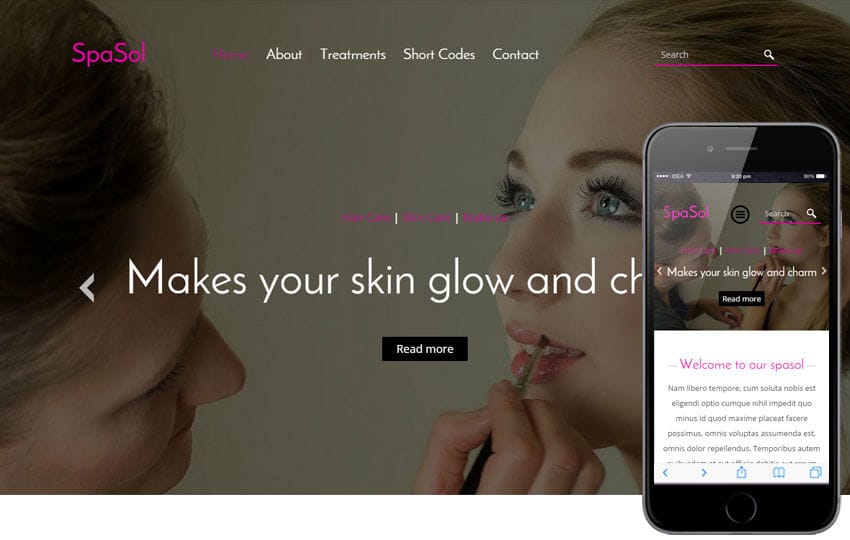 Spasol a Beauty and Spa Category Flat Bootstrap Responsive Web Template