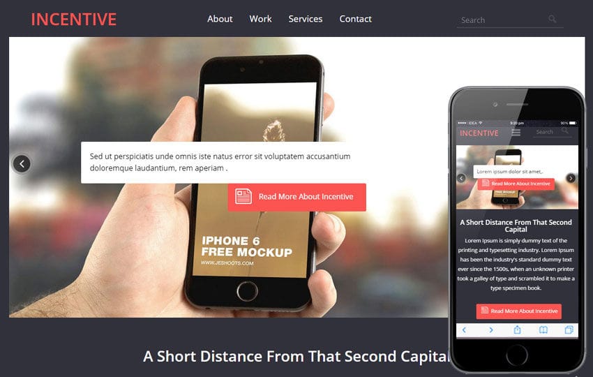 Incentive a Corporate Business Flat Bootstrap Responsive Web Template