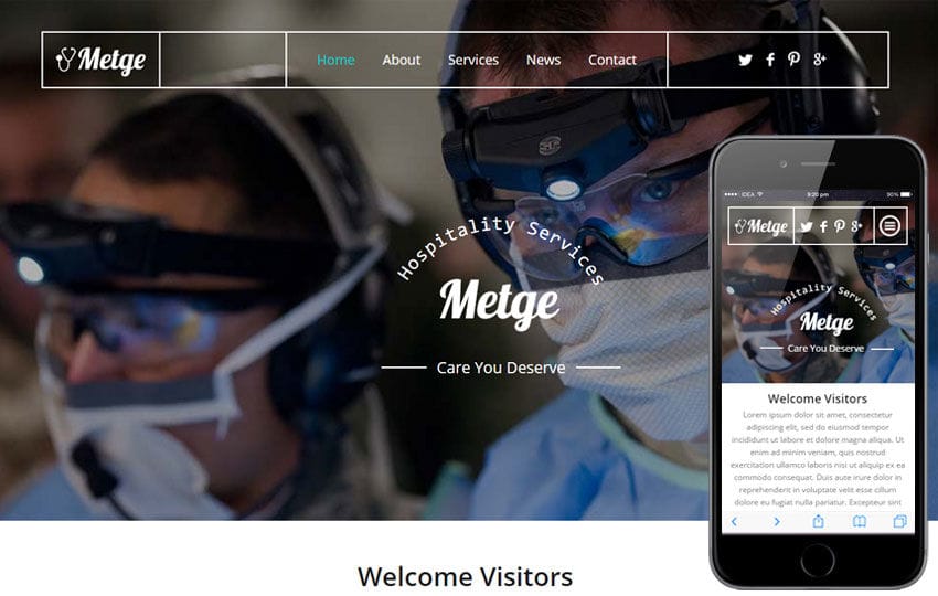 Metge a Medical Category Flat Bootstrap Responsive Web Template