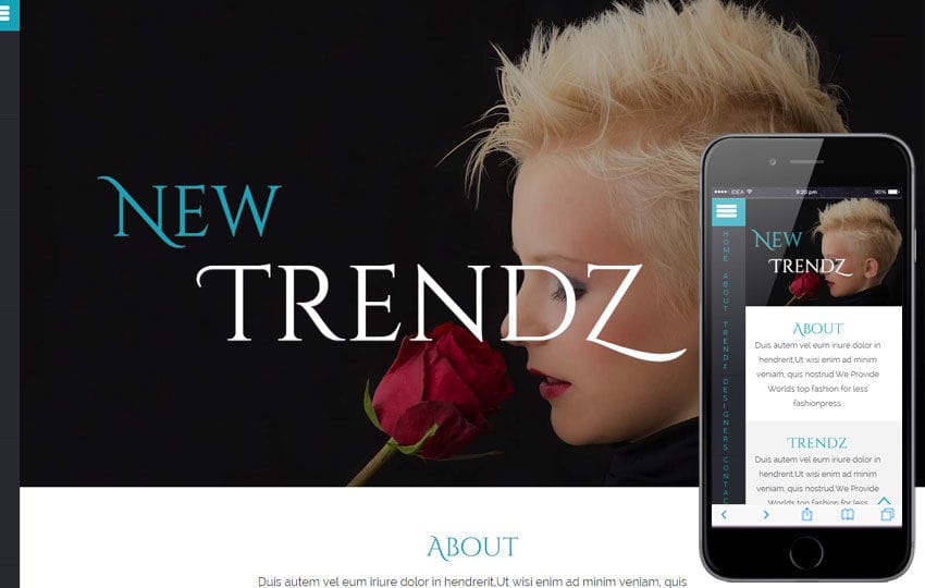 New Trendz a Fashion Category Flat Bootstrap Responsive Web Template