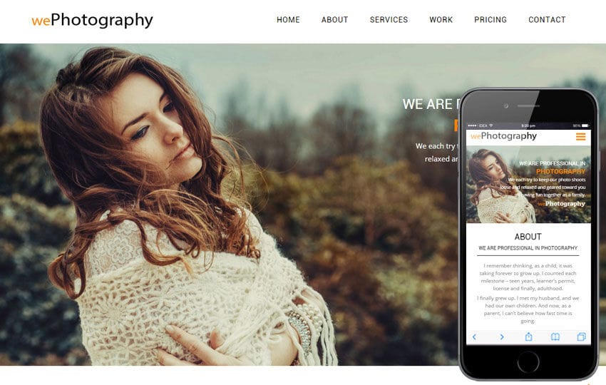 Gallery Station Photo Gallery Mobile Website Template by w3layouts