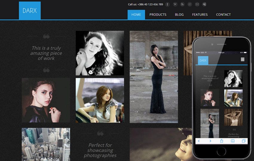 Darx a Fashion Category Flat Bootstrap Responsive Web Template