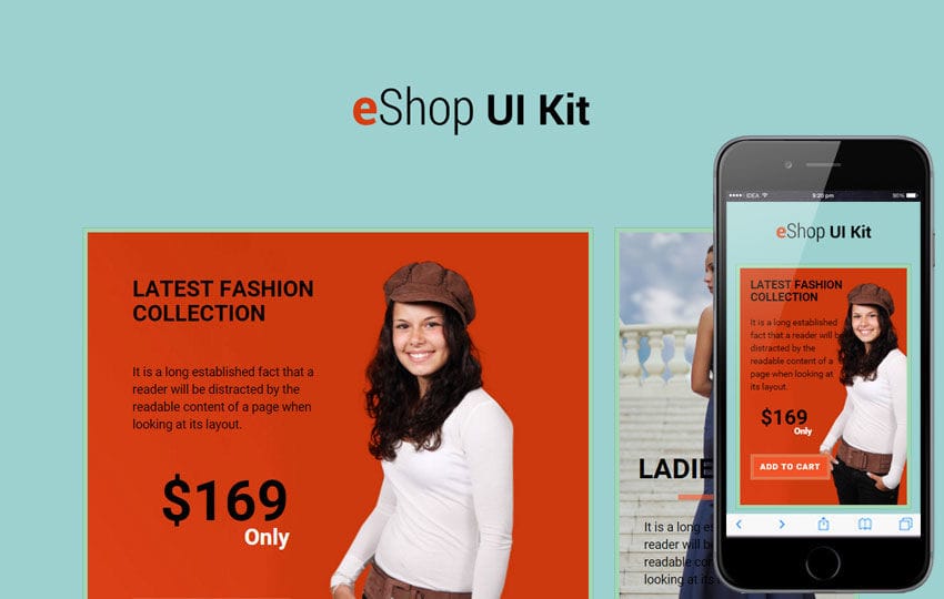 EShop UI Kit a Flat Bootstrap Responsive Web Template