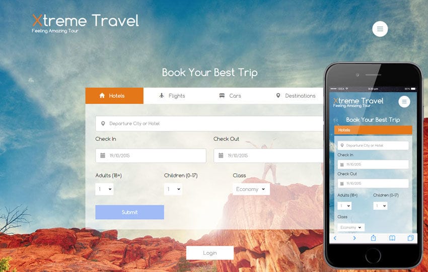 Xtreme a Travel Guide Flat Bootstrap Responsive web template