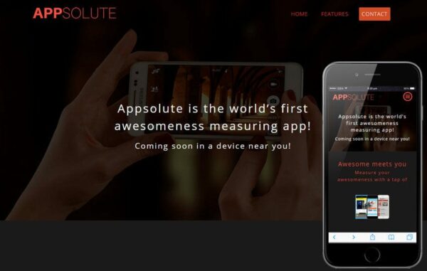 Appsolute a Mobile App based Flat Bootstrap Responsive Web Template