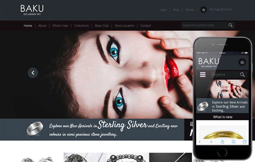Baku a Jewellery Category Flat Bootstrap Responsive web template