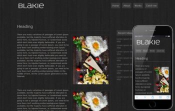 Blakie - Free Web and Mobile Website Template