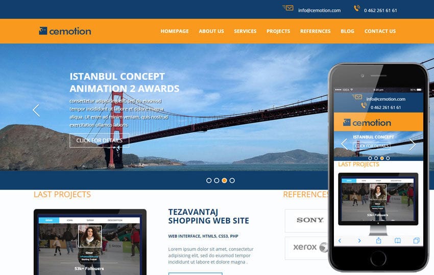 Cemotion a Corporate Multipurpose Flat Bootstrap Responsive web template