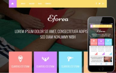Eforea a Beauty and Spa Category Bootstrap Responsive web template