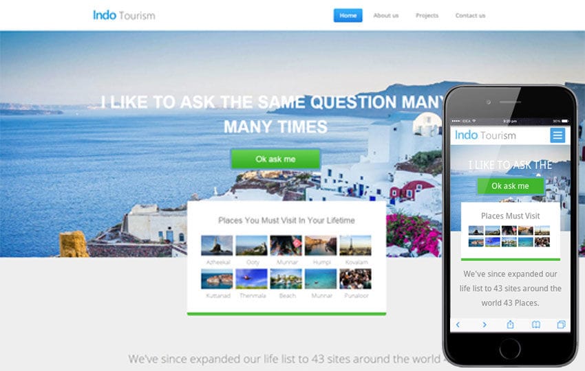 Indo Tourism a Travel Category Flat Bootstrap Responsive web template