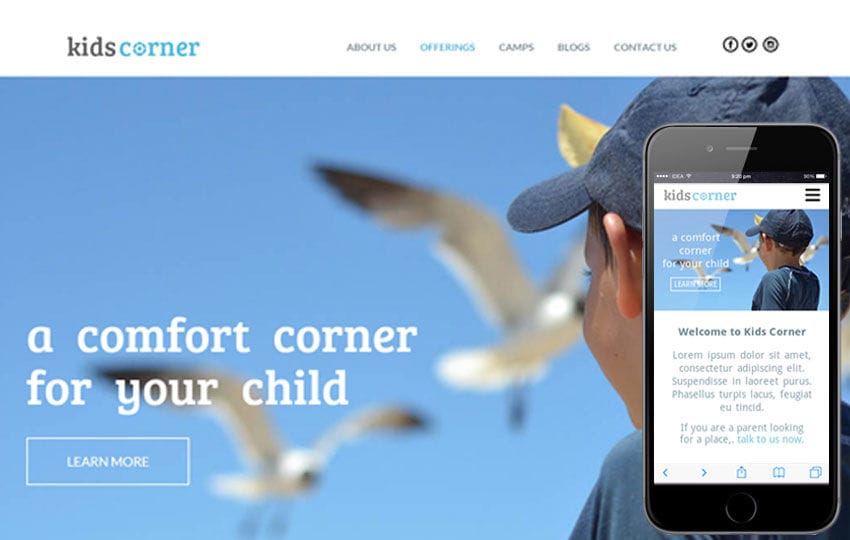 Kids Corner a Educational Multipurpose Flat Bootstrap Responsive web template